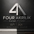 Four Porselen Akrilik Corian Mutfak ve Banyo Tezgahları